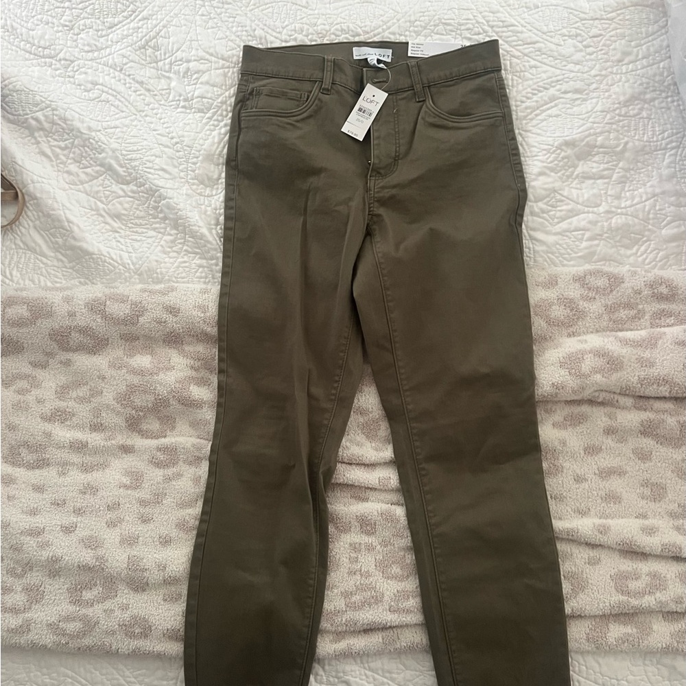 Loft Olive Green Women's Pants